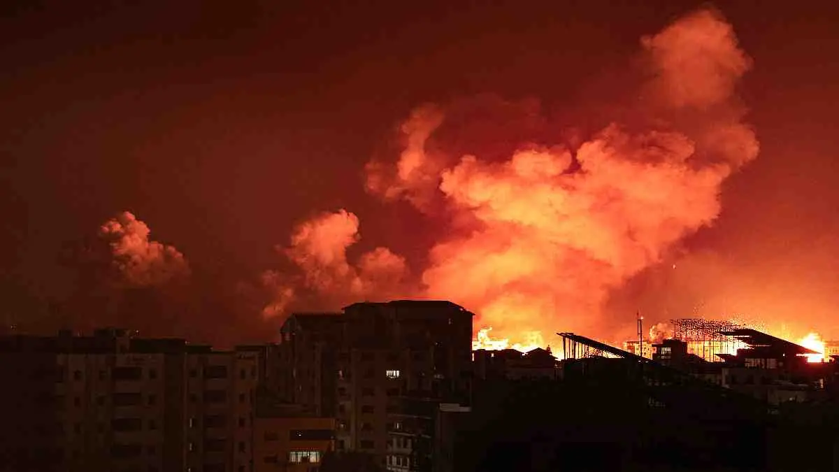 Bombardeos en Gaza