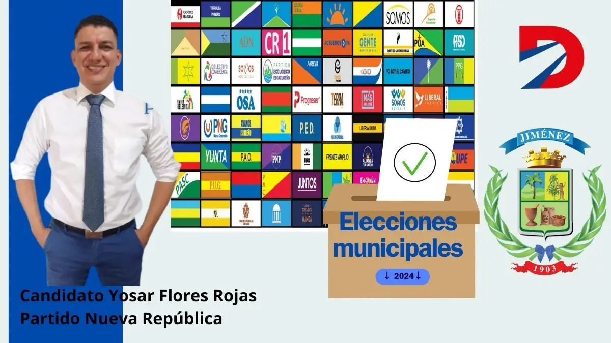 El aspirante Yosar Flores Rojas del segundo nuevo cant&oacute;n de las elecciones Puerto Jim&eacute;nez  buscar&aacute; ser el primer alcalde.