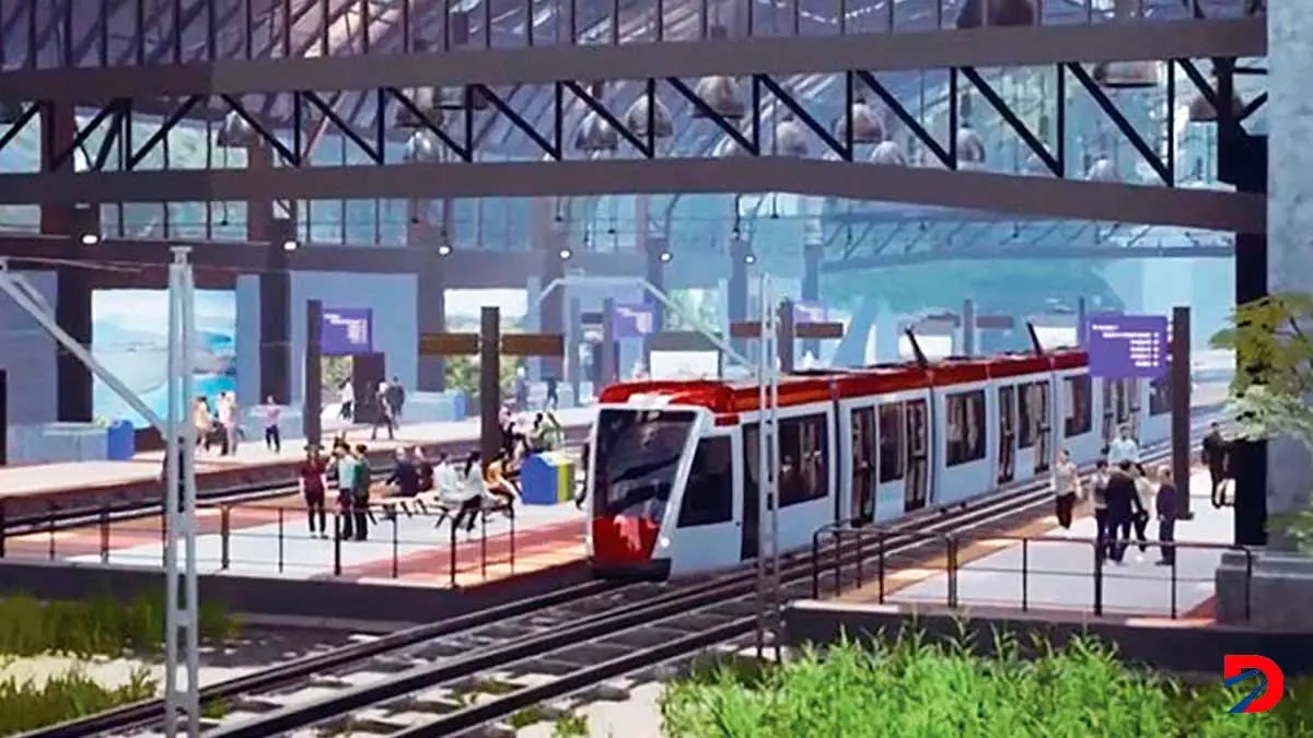 Tren el&eacute;ctrico de pasajeros es uno de los proyectos del MOPT con un cumplimiento bajo, seg&uacute;n MIDEPLAN. Ilustraci&oacute;n: CFIA.