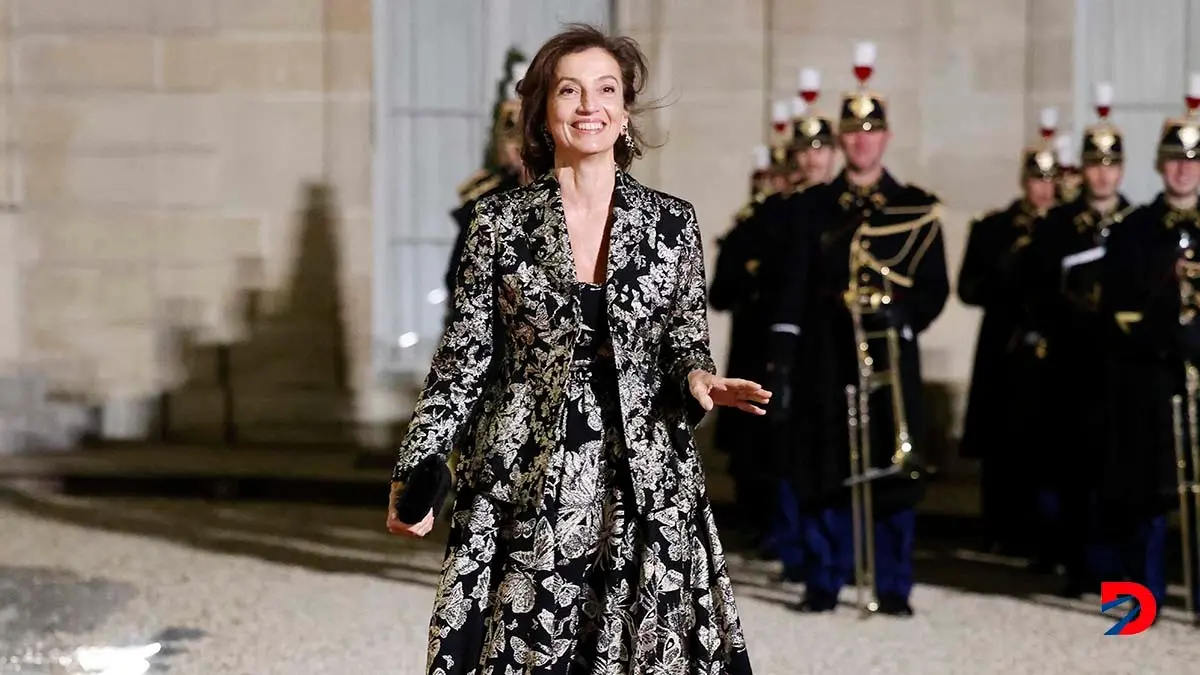 La directora de la UNESCO, Audrey Azoulay, durante una reciente actividad en Par&iacute;s. Foto: Ludovioc Mar&iacute;n / AFP.