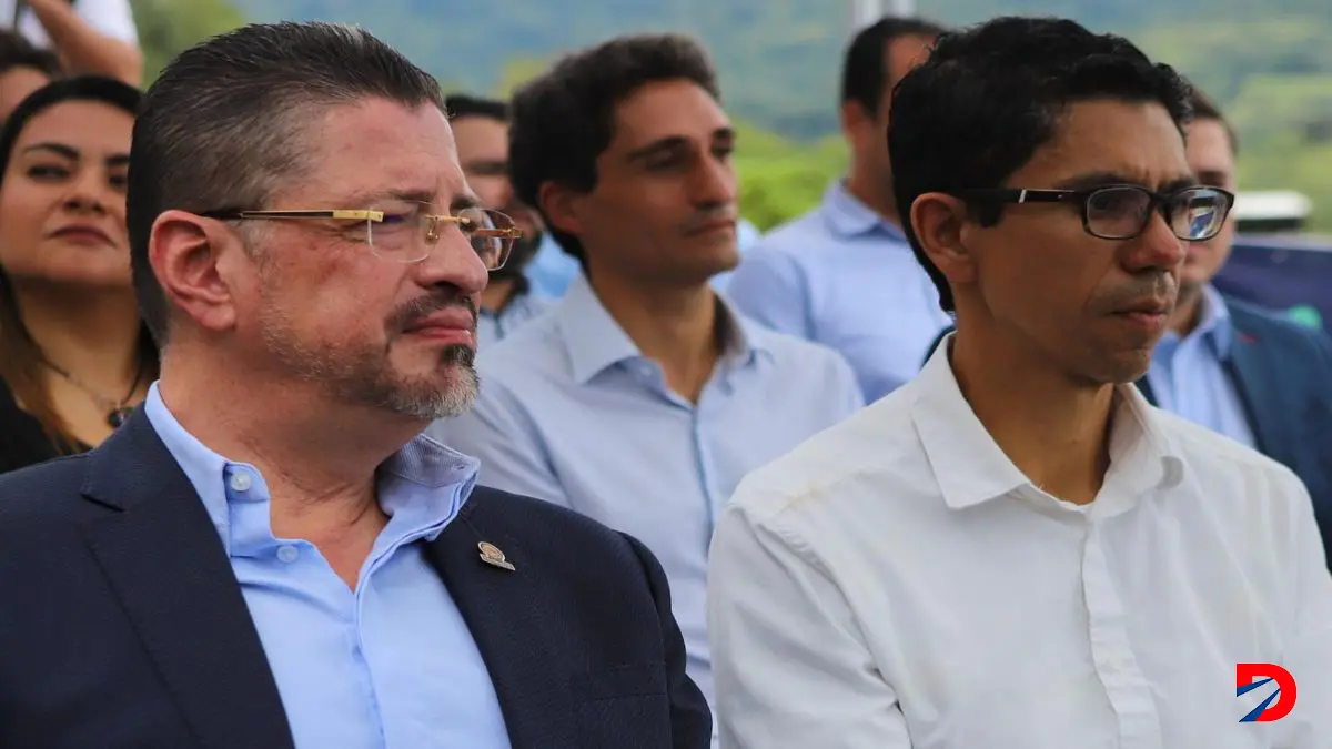 Luis Amador acompa&ntilde;&oacute; al presidente Rodrigo Chaves durante una gira en Coris de Cartago. Foto: Presidencia de la Rep&uacute;blica.