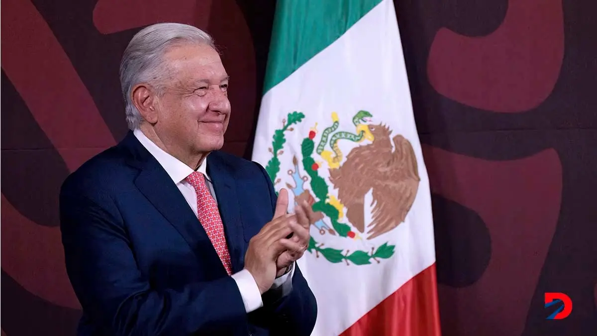 El presidente mexicano Andr&eacute;s Manuel L&oacute;pez Obrador, durante una conferencia de prensa en la que detall&oacute; el asalto a la embajada de su pa&iacute;s en Ecuador. Foto: Presidencia de M&eacute;xico / AFP.