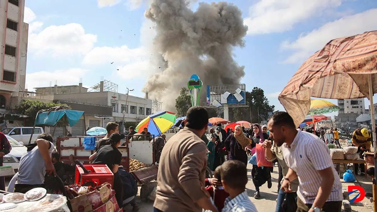 Los palestinos siguen siendo testigos de los bombardeos sistem&aacute;ticos por parte de Israel sobre Gaza. Foto: AFP.