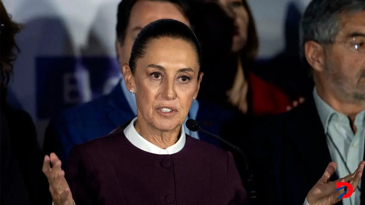 Claudia Sheinbaum, candidata del partido Morena, de cara a las presidenciales de M&eacute;xico. Foto: Carl De Souza / AFP.