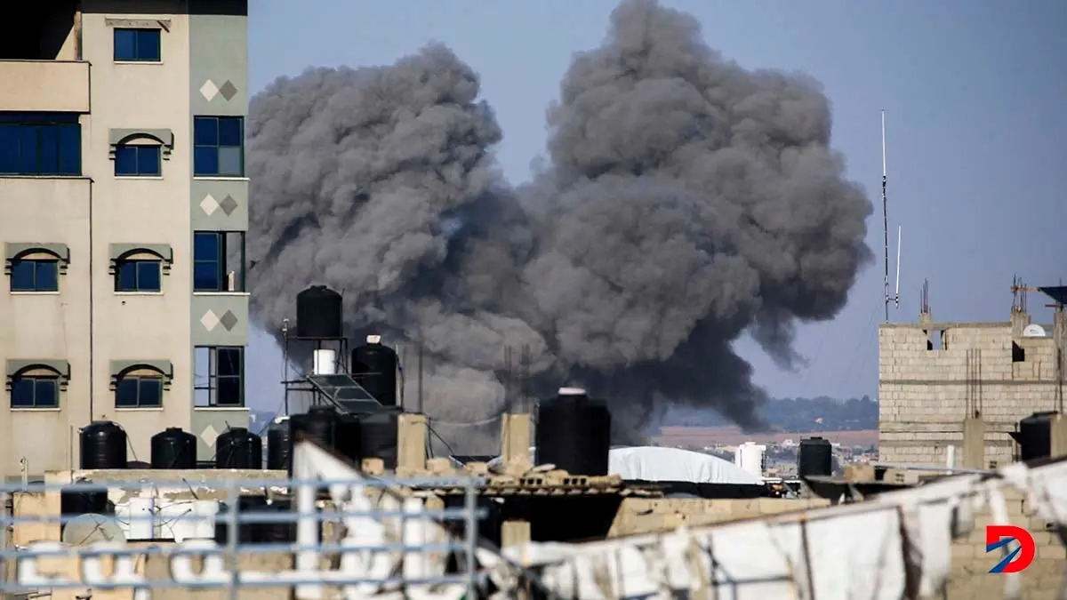 El ej&eacute;rcito israel&iacute; desarroll&oacute; acciones militares en Rafah, en el sur de Gaza, este martes. Foto: AFP.