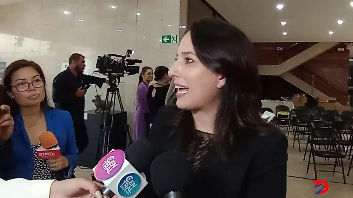 La ministra de la Presidencia Natalia D&iacute;az conf&iacute;a en mantener el di&aacute;logo con la Asamblea Legislativa. Foto S&oacute;crates Colindres