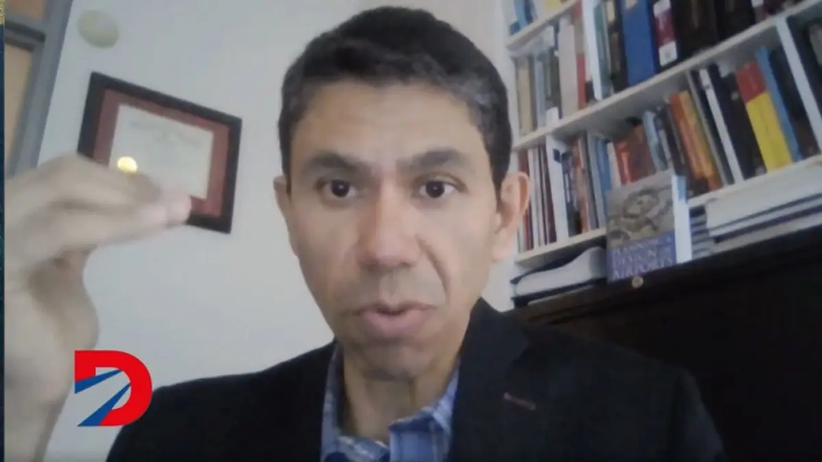 Luis Amador, exministro de Obras P&uacute;blicas y Transportes y aspirante a la Presidencia de la Rep&uacute;blica, durante la entrevista que concedi&oacute; a www.despertar.cr. Foto: captura de pantalla.
