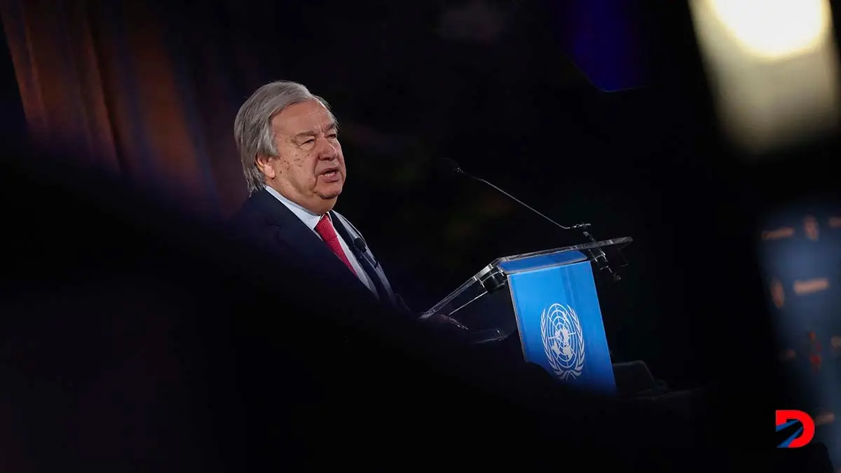 El secretario general de Naciones Unidas, Antonio Guterres oficializar&aacute; su informe sobre las violaciones a los derechos de los ni&ntilde;os en las guerras el jueves. Foto: Charly Triballeau / AFP.