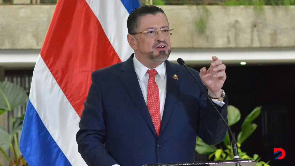 Rodrigo Chaves, presidente de la Rep&uacute;blica. Foto S&oacute;crates Colindres