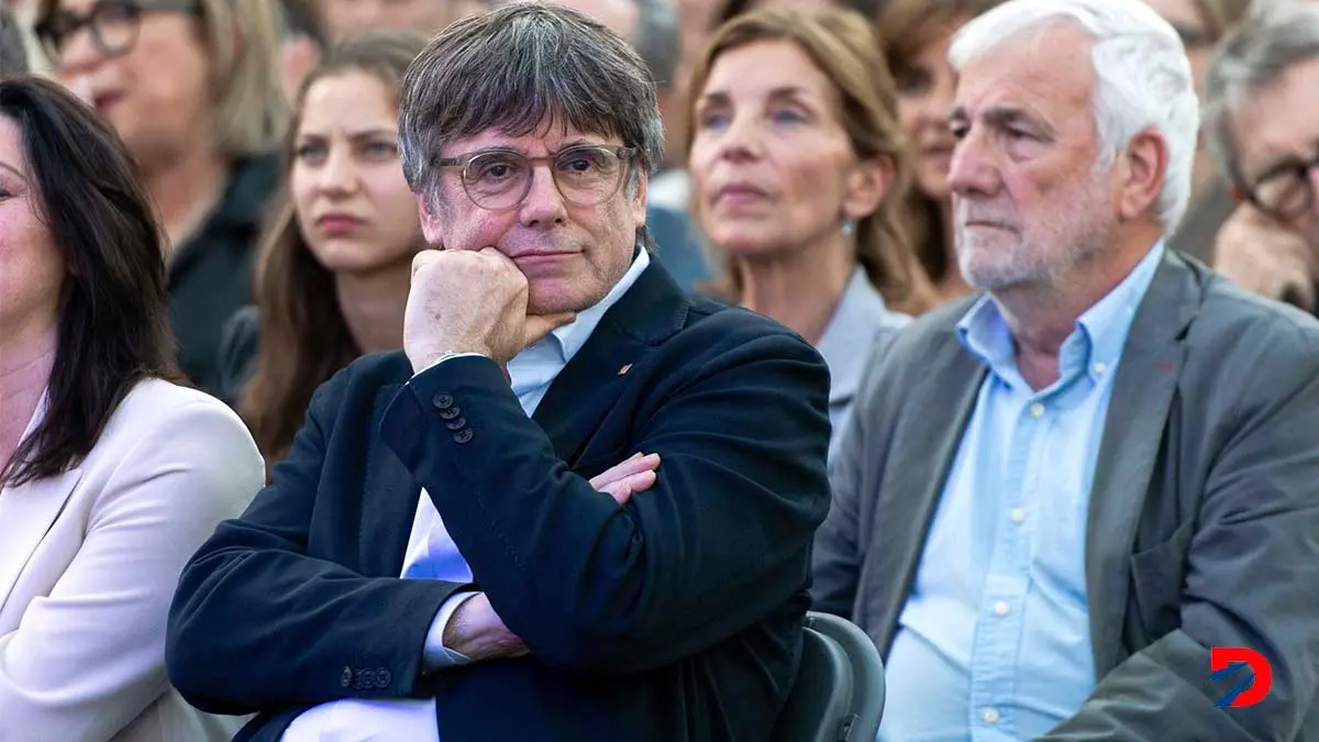 Carles Puigdemont, expresidente Catalan, est&aacute; exiliado en B&eacute;lgica. Foto: Mathieu Rondel / AFP.