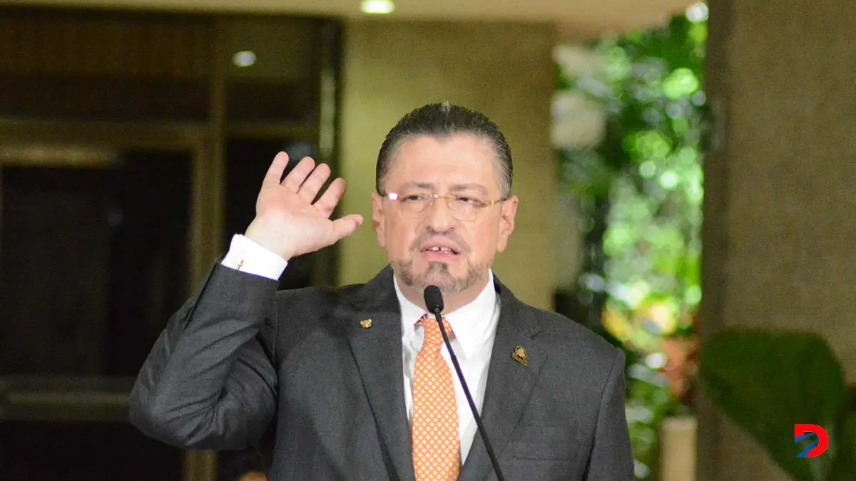 Presidente Rodrigo Chaves. Foto S&oacute;crates Colindres