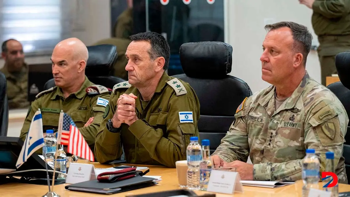 El Comando Central de ej&eacute;rcito Israel&iacute;, durante una sesi&oacute;n el mi&eacute;rcoles. Foto: Ej&eacute;rcito de Israel / AFP.