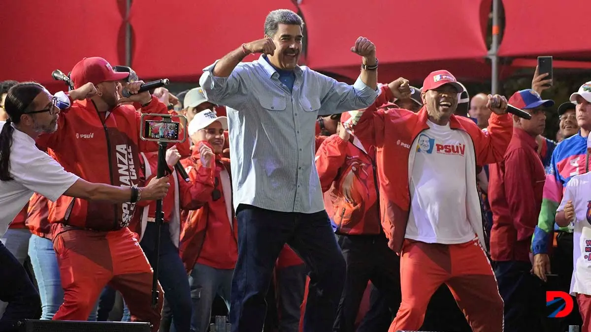Nicol&aacute;s Maduro, presidente de Venezuela. Foto: Yuri Cortez / AFP.