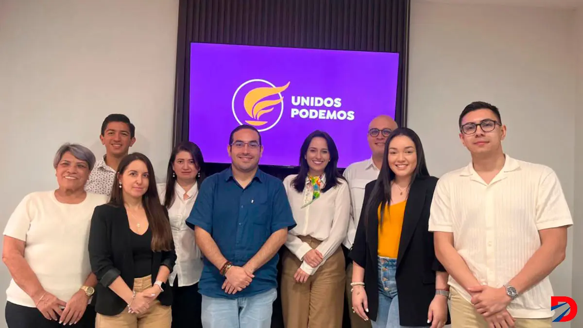 Natalia D&iacute;az se reincorpor&oacute; este s&aacute;bado al Partido Unidos Podemos, luego de poco m&aacute;s de dos meses de haber renunciado al Ministerio de la Presidencia. Foto: Partido Unidos Podemos.