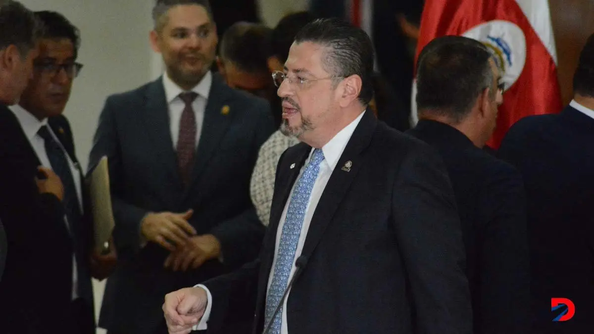 Rodrigo Chaves, presidente de la Rep&uacute;blica.