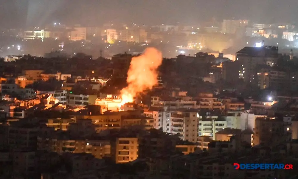 Fuerzas israel&iacute;es comenzaron incursiones terrestres en L&iacute;bano el martes, respaldadas por intensos bombardeos. Foto: Fadel Itani / AFP.