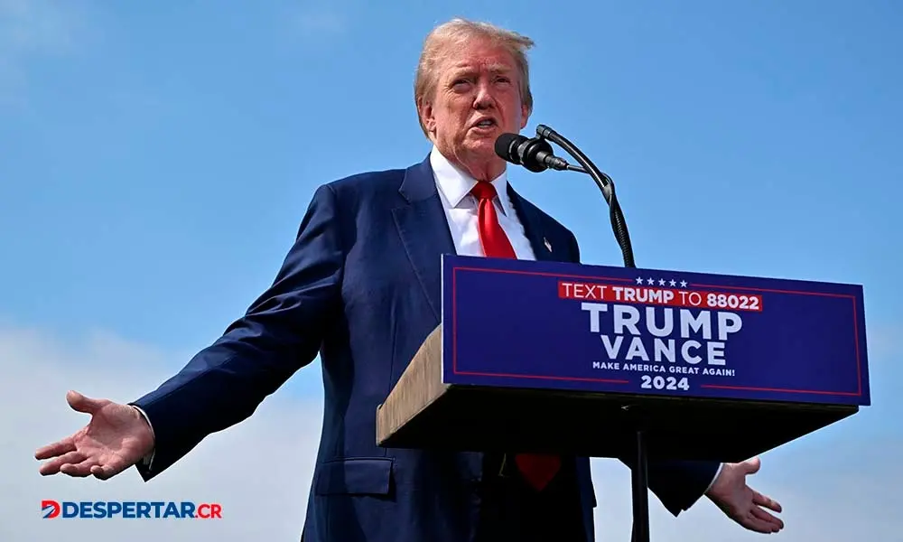 Donald Trump, expresidente de Estados Unidos y candidato presidencial republicano. Foto: Robyn Beck / AFP.