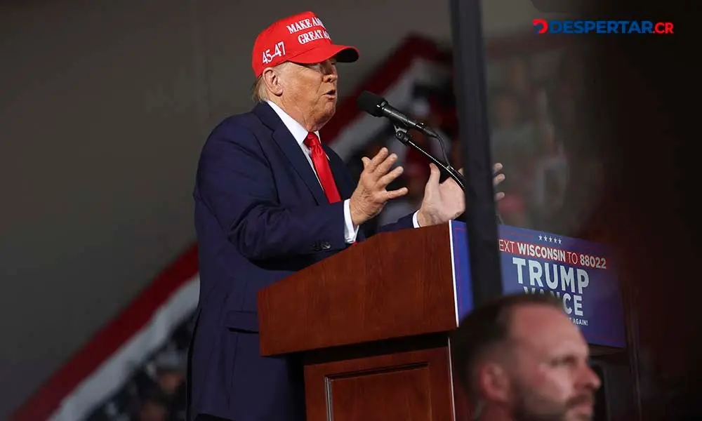 El expresidente de Estados Unidos, Donald Trump sigue intensificando su ret&oacute;rica anti inmigrante. Foto: Alex Wroblewski / AFP.