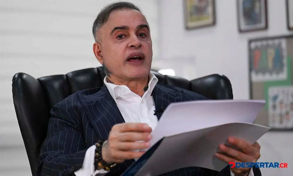 El fiscal general de Venezuela, Tarek William Saab concedi&oacute; una entrevista a la AFP en Caracas. Foto: Juan Barreto / AFP.