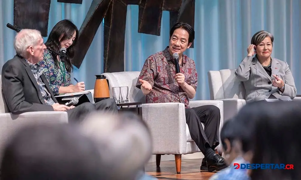 El presidente de Taiwan, Lai Ching-te, particip&oacute; de un evento en la Universidad de Hawai el domingo. Foto: Presidencia de Taiwan / AFP.