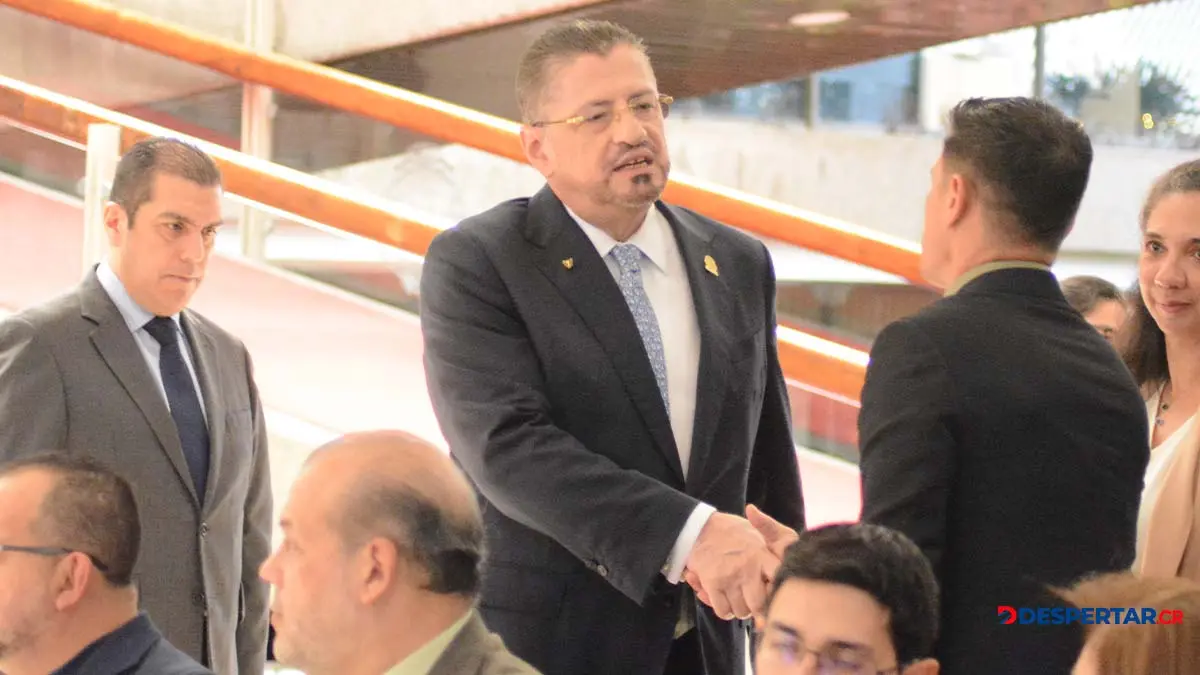 El presidente Rodrigo Chaves. Foto S&oacute;crates Colindres