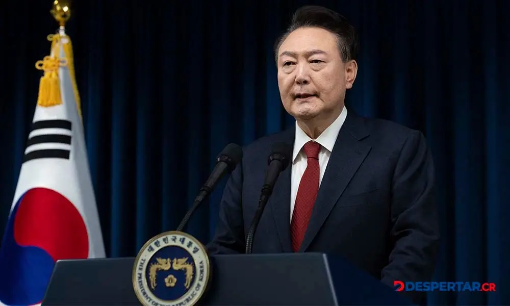 Yoon Suk Yeol, presidente de Corea del Sur. Foto: cortes&iacute;a, Oficina Presidencial de Corea / AFP.