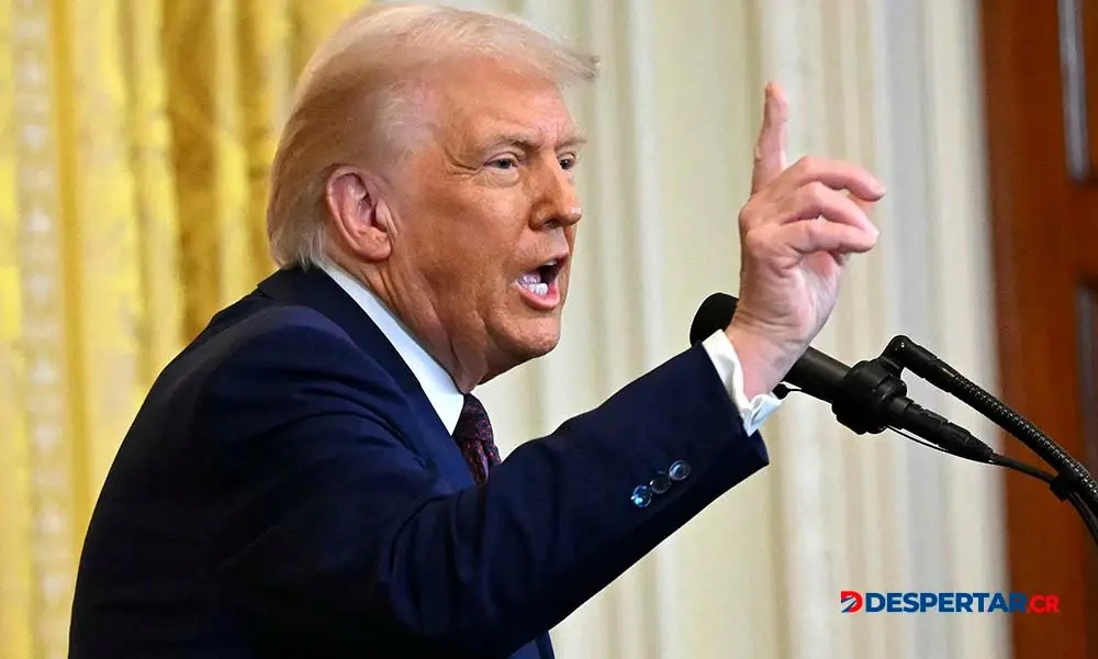 El presidente de Estados Unidos, Donald Trump sigue intensificando su guerra comercial con China, en Latinoam&eacute;rica. Foto: Andrew Caballero &ndash; Reynolds / AFP.
