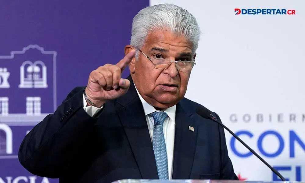 Jos&eacute; Ra&uacute;l Mulino, presidente de Panam&aacute;. Foto: Arnulfo Franco / AFP.