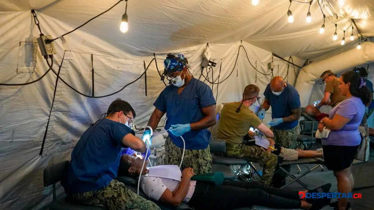 La Misi&oacute;n Humanitaria regres&oacute; a Costa Rica para atender a los pacientes del Hospital Tony Facio de Lim&oacute;n. Foto CCSS