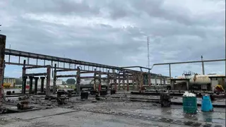 Refiner&iacute;a desmantelada Recope. foto