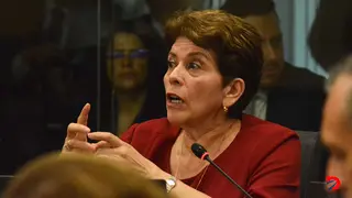 La Contralora Marta Acosta indica que las cosas en materio fiscal no esta tambi&eacute;n como se ha mencionado. Foto S&oacute;crates Colindres