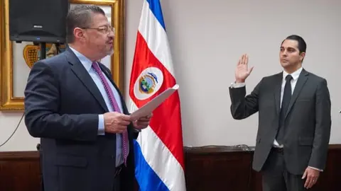 La salida fue inmediata por parte del Presidente ejecutivo Braulio Venegas. Foto. Presidencia de la Rep&uacute;blica.