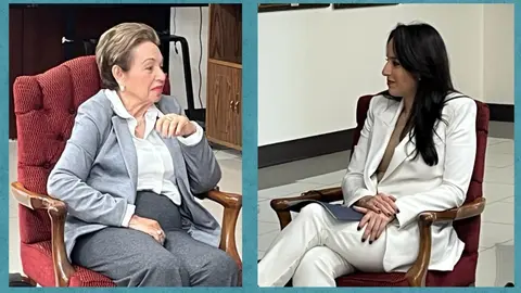 La Ministra de la Presidencia Natalia D&iacute;az  junto con  y la diputada Gloria Navas dirigir&aacute;n el equipo de trabajo con los proyectos de Seguridad y Narcotr&aacute;fico. Foto S&oacute;crates Colindres Lagos