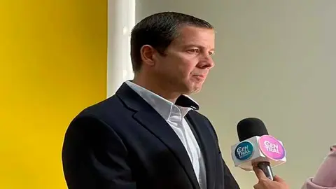 Juan Ignacio P&eacute;rez, presidente de CACIA, reconoce que el colapso de Puerto Caldera le pasa factura a la industria alimentaria. Foto: Brandon Esquivel.