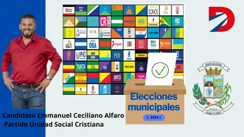 Emanuel Ceciliano buscar&aacute; continuar con labor del actual alcalde en P&eacute;rez Zeled&oacute;n.