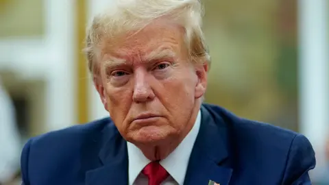 El ex presidente de Estados Unidos, Donald Trump, durante una vista en la Corte Suprema de Nueva York, el 7 de diciembre pasado. Foto: Eduardo Mu&ntilde;oz / AFP.