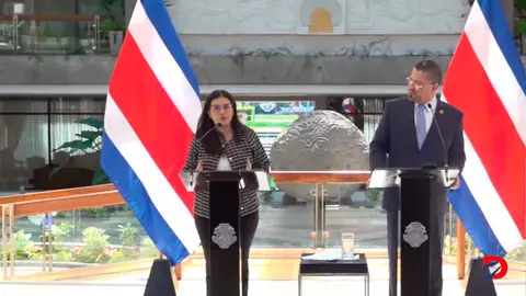 El presidente Rodrigo Chaves orden&oacute; a la presidenta ejecutiva de la CCSS, Marta Esquivel, realizar una investigaci&oacute;n interna sobre el caso de la beb&eacute; Isabella. Foto: captura de pantalla.
