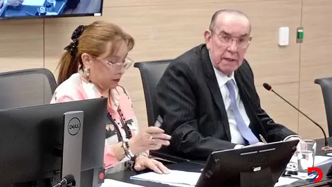 El presidente de la Asamblea Legislativa Rodrigo Arias declar&oacute; sobre el cuestionamientos realizados a la Contralor&iacute;a desde Zapote. Foto SCL