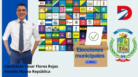 El aspirante Yosar Flores Rojas del segundo nuevo cant&oacute;n de las elecciones Puerto Jim&eacute;nez  buscar&aacute; ser el primer alcalde.