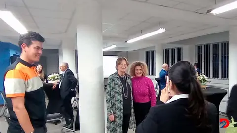 La Princesa Nora de Liechtenstein comparti&oacute; un recepci&oacute;n con personeros y amigos del ICER