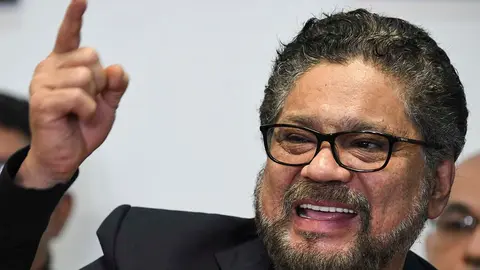Iv&aacute;n M&aacute;rquez, el ex n&uacute;mero 2 de las FARC, se sentar&aacute; a dialogar con el Gobierno de Colombia. Foto: Luis Acosta / AFP.
