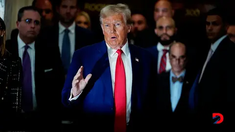El expresidente de Estados Unidos, Donald Trump, sufri&oacute; un nuevo rev&eacute;s en los estrados judiciales. Esta vez, en Nueva York. Foto: Timothy A. Clary / AFP.