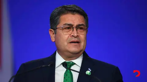 Juan Orlando Hern&aacute;ndez ir&aacute; a juicio a partir de este martes, en Nueva York, Estados Unidos, bajo cargos relacionados con el narcotr&aacute;fico. Foto: Andy Buchanan.