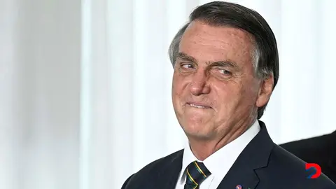 El expresidente de Brasil, Jair Bolsonaro, en esta imagen de archivo. Este jueves compareci&oacute; ante la polic&iacute;a, pero no declar&oacute;. Foto: Evaristo Sa / AFP.