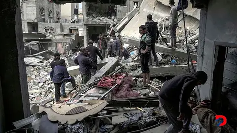 Las acciones militares por parte del ej&eacute;rcito israel&iacute; en la franja de Gaza, continuaron este viernes. Foto: AFP.