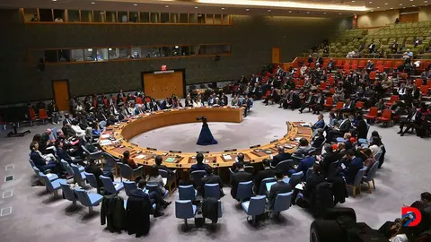 El Consejo de Seguridad de Naciones Unidas pudo votar una resoluci&oacute;n gracias a la abstenci&oacute;n de Estados Unidos. Foto: Angela Weiss / AFP.