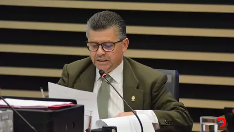 Gilbert Jim&eacute;z no estar&iacute;a apoyando a  Arias que  aspira una tercera legislatura pero no ha conseguido los 29 votos necesarios para poder mantenerse al frente del plenario. Foto S&oacute;crates Colindres