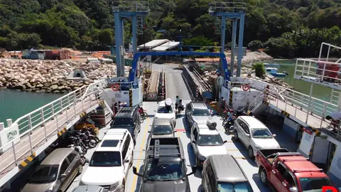 El ferry Naranjo operar&aacute; las 24 horas del d&iacute;a, debido a que el de Paquera est&aacute; fuera de servicio. Foto: MOPT.