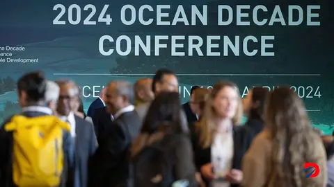 La Conferencia del Decenio del Oc&eacute;ano tuvo lugar esta semana en Barcelona, Espa&ntilde;a. Foto: Josep Lago / AFP.