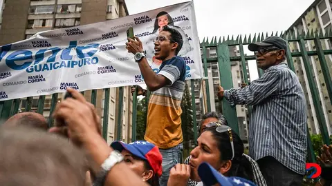Las elecciones en Venezuela plantean el reto de la unidad para la oposici&oacute;n. Foto: Juan Barreto / AFP.